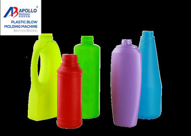 HDPE Plastic Blow Moulding Machine , Extrusion Blow Molding Machine 500ml White Bottle