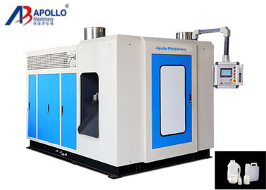 HDPE Plastic Blow Moulding Machine , Extrusion Blow Molding Machine 500ml White Bottle
