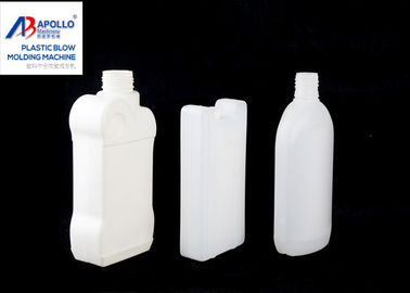 1L White Bottle Automatic Blow Moulding Machine Blue Double Station Weight 5.2 Ton